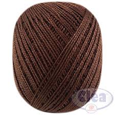 Circulo Yarns Clea 7382 Medium Brown 100% Mercerized Cotton #10